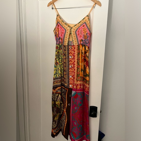 Farm Rio Multicolor Mixed Scarves Lenzing™ Ecovero™ Viscose size Medium NWOtT - Picture 2 of 8